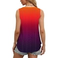 thumbnail image 5 of Womens Plus Size Tank Tops, Sleeveless Shirts for Women Summer Fashion Loose Fit Ombre Tie Dye Crewneck Tees, 5 of 6