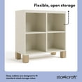 thumbnail image 5 of Storkcraft California Cube Organizer Children's Bookcase, Frosted Oat with Driftwood, 5 of 11
