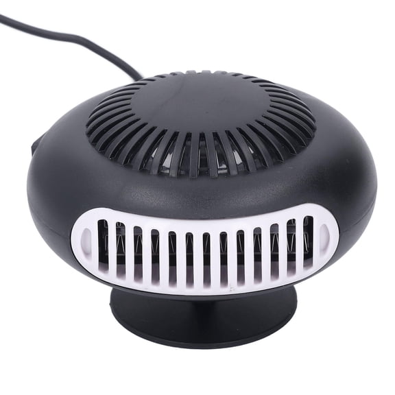 YAHHU 120W 360° Rotating Car Heater & Defroster – Portable Windshield Fan, 2‑Speed, 12V Cigarette Lighter Plug, Adjustable Angle, ABS Build