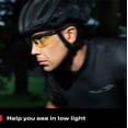 thumbnail image 2 of NoCry Yellow Safety Glasses for Men – ANSI Z87 Rated Shooting Eyewear with Scratch and Fog Resistant Lenses – Blue Light Blocking, 100% UV Protection – Fully Adjustable for a Comfortable Fit, 2 of 8