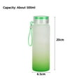 thumbnail image 4 of 17oz Sublimation blank frosted glass Ombre gradient Tumblers Water Bottle, 4 of 6