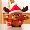 thumbnail image 1 of Figura musical animada de reno Sincero 15,7' Juguete de peluche suave, 1 of 5