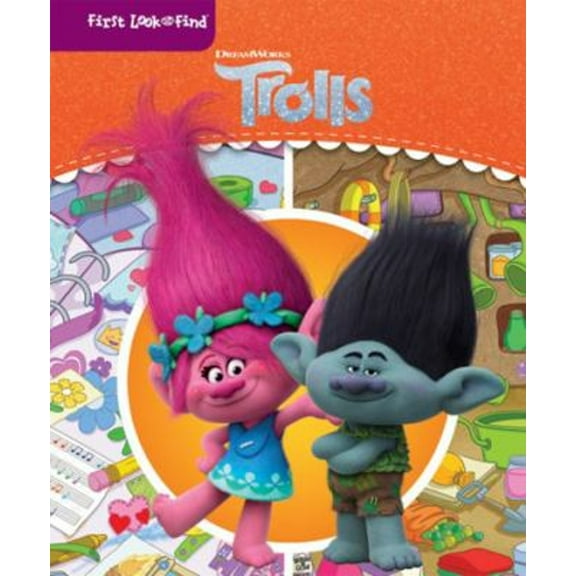 Pre-Owned DreamWorks Trolls: First Look and Find (Board Book) 9781503754683