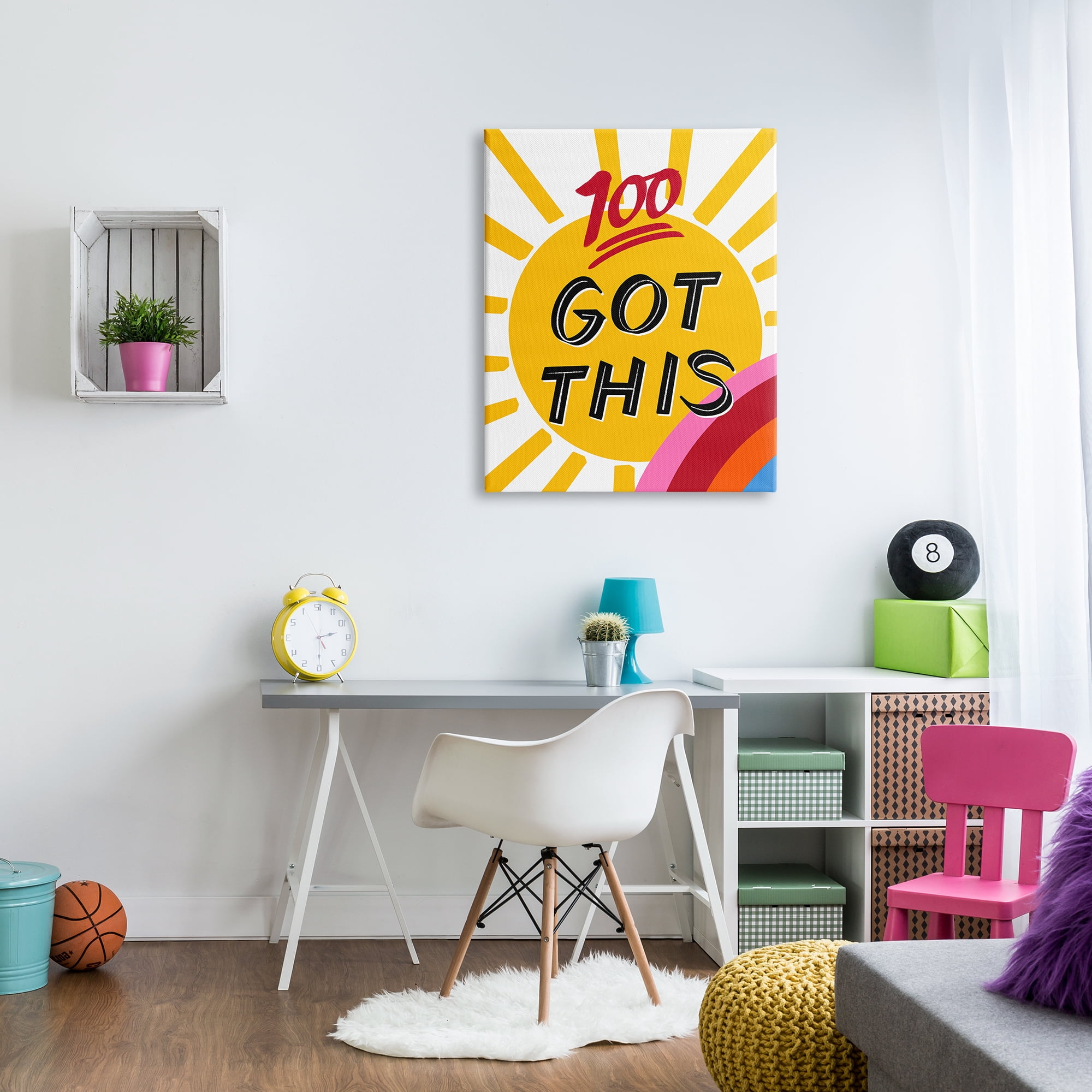 Stupell Industries Got This Inspiring Phrase Nature Painting Gallery Wrapped Canvas Print Wall Art, 30 x 40
