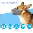 thumbnail image 5 of Dog Mask, Reusable Breathable Air Filter Mask, Adjustable Pet Gas Face Masks, Dog Smoke Respirator Muzzled, Muzzle for Large and Small Dogs (Gray, Small), 5 of 8