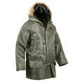 thumbnail image 2 of (Price/EA)Rothco 9387 N-3B Snorkel Parka-Sage Green-S, 2 of 3