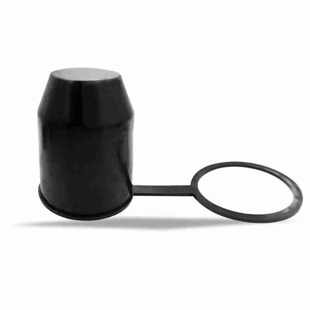 PVC Black Tow Bar Ball Towball Cover Cap Towing Hitch Trailer