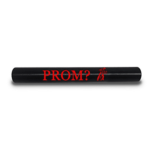 Prom High School Dance Custom Black Aluminum Track And Field Relay Baton Personalized Gift Printed In Full Color Hat Shark Prom