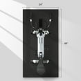 thumbnail image 2 of Signature Fitness PVC Equipment Mat, Black, Available in 4 Sizes, Protective Floor Mat for Treadmills, Exercise Bikes, and Home Gym Equipment, 2 of 6