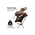 thumbnail image 3 of Silla Plegable Camping Y Playa Compacta Portátil Con Bolsa Azul, 3 of 6