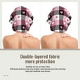 thumbnail image 2 of Yiaed Heart Plaid Print Satin Bonnet Silk Bonnet Hair Bonnet for Sleeping Hair Bonnets, 2 of 6