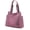 Pink, variant on Women Tote Shoulder Handbag Water resistant Nylon Hobo Purse Multi Pocket Top Handle Shopper Shoulder Bag