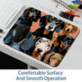 thumbnail image 6 of Dachshund 8.3x9.8 Inch Square Non-Slip Rubber Bottom Mouse Pad, Desk Pad, Desk Mat - Printed Design for Office and Gaming, 6 of 6