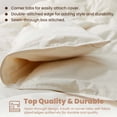 thumbnail image 3 of Puredown Lightweight 100% Organic Cotton Feather Down Comforter Summer Duvet Insert Full - Queen - Off-White, 3 of 4