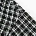 thumbnail image 5 of KeShDi Flannel Shirts Men Plaid Fashionable Casual Button Long Sleeve Turndown Collar Blouse Shirt Black 2X, 5 of 7