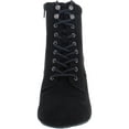thumbnail image 3 of Madden Girl Womens Justinee Faux Suede Heels Combat & Lace-up Boots, 3 of 3