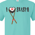 thumbnail image 4 of Inktastic Kawaii I Love Sushi T-Shirt, 4 of 5