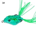 thumbnail image 2 of Opolski 6cm Freshwater Seawater Lifelike Fishing Bait Stimulation Frog Lure Supply Tool, 2 of 7