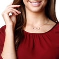 thumbnail image 2 of Beaux Bijoux Sterling Silver 16+2" Extension "Forever" Heart CZ Infinity Womens Necklace, 2 of 3