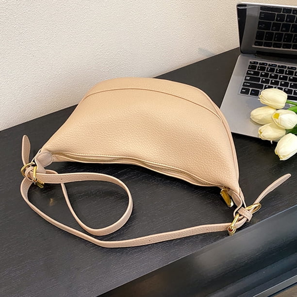 Bolsos de hombro Retro, bolso de mano Vintage a la moda, bolso de mano de noche sólido, cierre de cremallera, bolso de mano Retro para mujer, monederos de cuero Likrtyny Para Estrenar