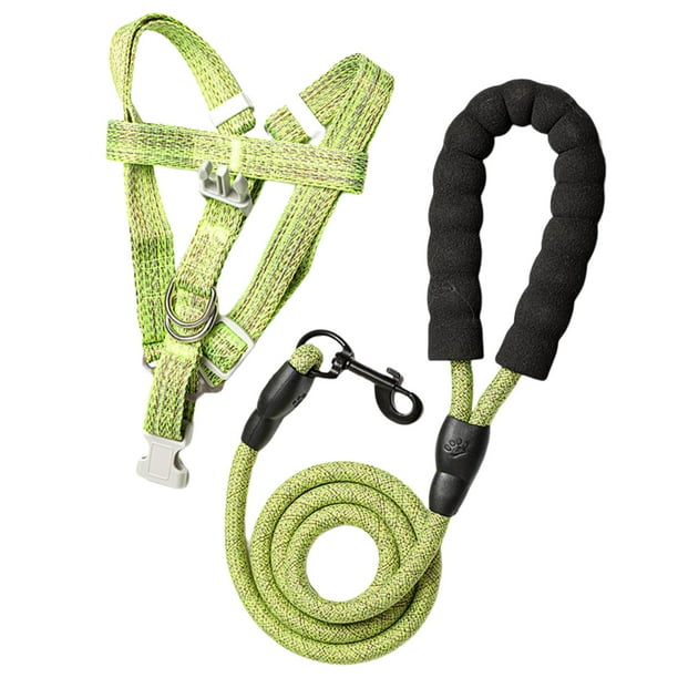 Arnés para perros pequeños y gatos Sunnimix Cuerda de tipo Chaleco L verde