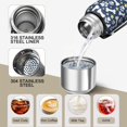 thumbnail image 3 of 20 Oz Paw Print Dog Bone Coffee Tumbler Double Wall Insulated Stainless Steel Water Bottle | Metal Reusable Thermoses Flask with Cup Cap | Leak & Sweat Proof with Anti-Dust Lid, 3 of 7