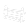 thumbnail image 4 of Organizador de refrigerador con soporte para huevos, contenedor deslizable, bandeja para huevos frescos, multicapa blanco de 2 capas, 4 of 9