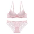 thumbnail image 2 of Levmjia Women Lingerie Bra Set Lace Underwear Push Up Transparent Thin Bra With Panties For Large Chest Comfortable Sleep Everyday Wear And Special Occasions Valentine, 2 of 3