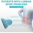 thumbnail image 5 of Lumbar Support Pillow for Office Chair, Memory Foam Lumbar Pillow for Lower Back Pain Relief (Blue), 5 of 14