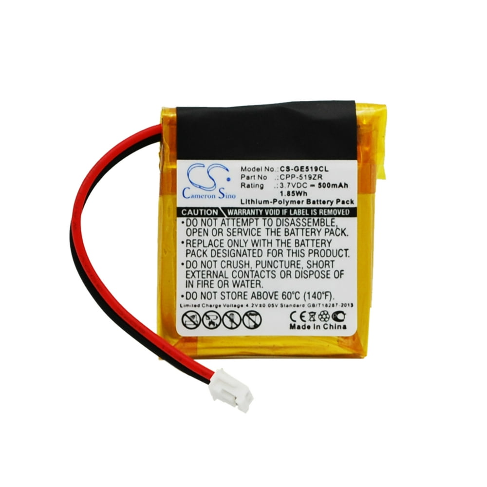 Replacement Battery For RCA 3.7v 500mAh / 1.85Wh Cordless Phone Battery
