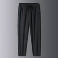 thumbnail image 6 of XIYON Men's Pants Mens Guard Pants Loose Ice Silk Solid Color Sports Leggings Comfort, 6 of 9