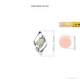 thumbnail image 3 of Angara Natural Opal Necklace - Shell Style Oval Opal and Diamond Pendant Necklace in 925 Sterling Silver for Women (Size-4x3mm) - October Birthstone Jewelry | 925 Sterling Silver Necklace, 3 of 7