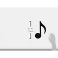 thumbnail image 2 of Musical Notes Silhouettes 12"-21" - 12 Pack (12 Per Package), 2 of 2