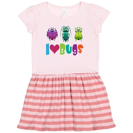 

Inktastic I Love Bugs Gift Toddler Girl Dress