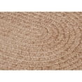 thumbnail image 3 of Colonial Mills 7' x 9' Brown Oval Handmade Braided Area Throw Rug, 3 of 3