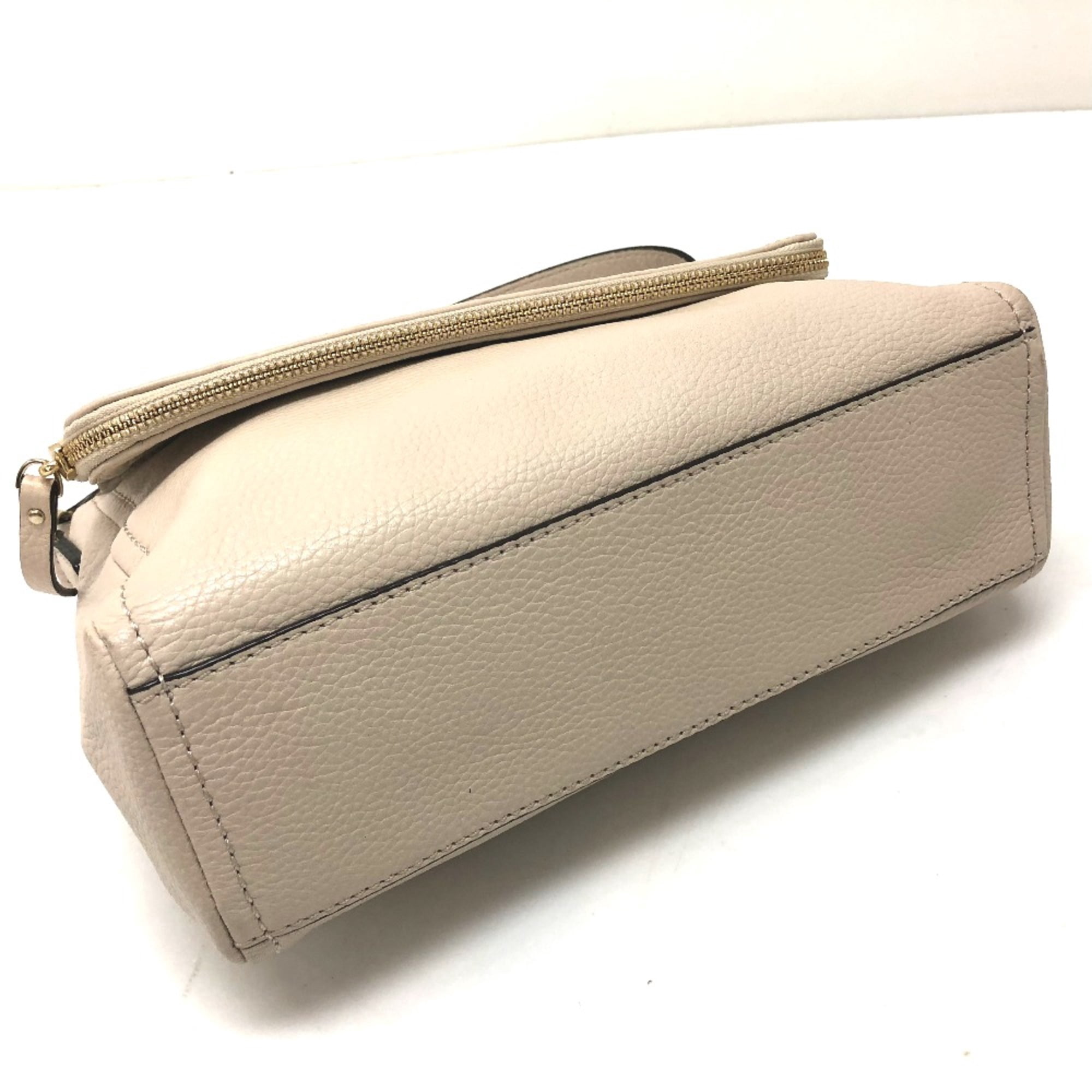 Pre-Owned Kate Spade PXRU6223 Crossbody Bag 2WAY Hand Bag Shoulder Bag Light Beige (Good)