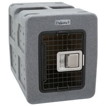 Open Box Dakota 283 G3 Framed Door Kennel With Dakota Guard Antimicrobial - Small - Dark Granite
