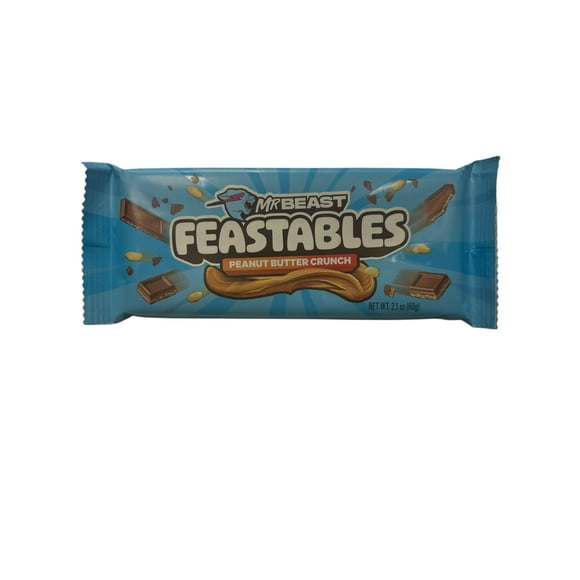 Feastables Mr. Beast Peanut Butter Crunch Chocolate Bar 2.1OZ