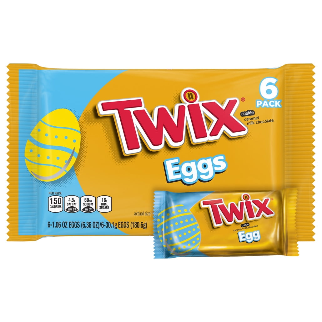 Twix Caramel Chocolate Cookie Bar Eggs Easter Candy 6 Pack 6 36 Oz Walmart Com Walmart Com - roblox egg hunt 2021 eggtwix egg
