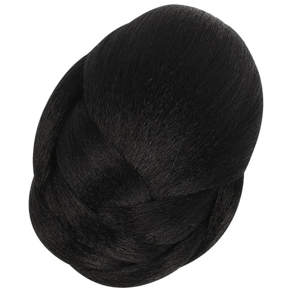 Supvox Synthetic Fiber Chignon Jaw Clip Bun Wig Set for Ladies Bridal Girls Wedding Prom Party