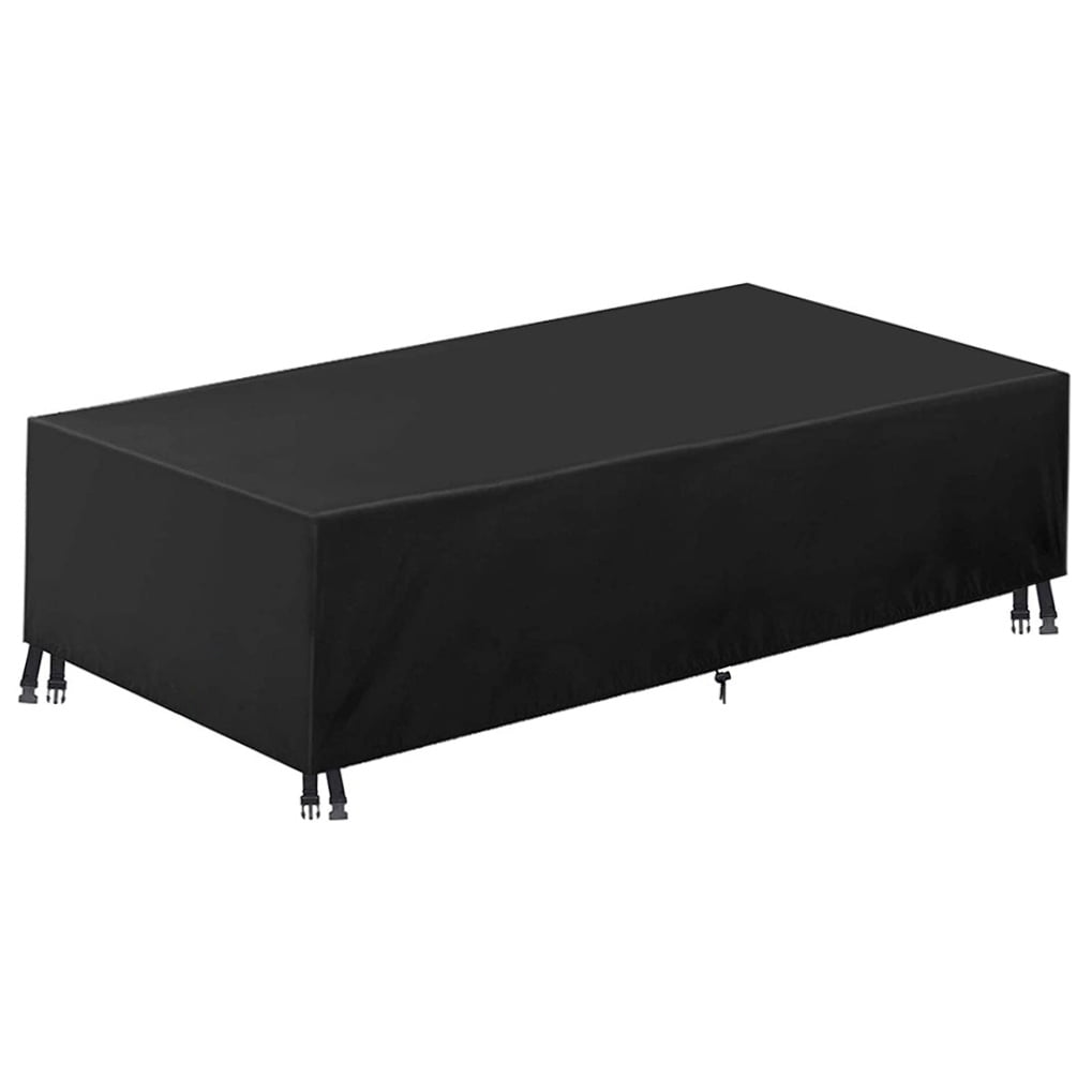 Worgeous  Waterproof Garden Table Cover Patio Chair Covers Cloth Couches Outdoor Furniture Black