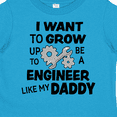 thumbnail image 4 of Inktastic I Want To Grow up To Be a Engineer Like My Daddy Boys or Girls Toddler T-Shirt, 4 of 5
