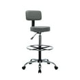thumbnail image 5 of Tall Office Drafting Chair-Color:Gray, 5 of 7