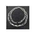 thumbnail image 4 of Italian 925 Sterling Silver 4mm Figaro Chain - 16, 18, 20, 22, 24, 30 Inches (30), 4 of 6