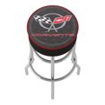 thumbnail image 2 of Trademark Gameroom Corvette C5 Black Bar Stool with Padded Seat, 2 of 5