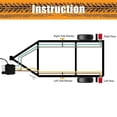 thumbnail image 3 of 22ft 4 Pin 5 Wire Trailer Wiring Harness,trailer Light Kit 5 Wire 4 Pin Harness Trailer Connector W, 3 of 5