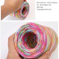 thumbnail image 4 of DIY Colorful Raffia Rope, Gifts Packing Thread, Handmade Wrapping Ribbon, for Card Gifts Cake Box Packaging, Flowers Bouquet(A), 4 of 7