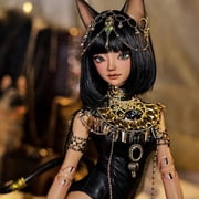 ShugaFairy Bast 1/4 Bjd Dolls Fantasy Ancient Egypt Mysterious Fighting Style Cat Guard High Quality Ball Jointed Dolls Gifts