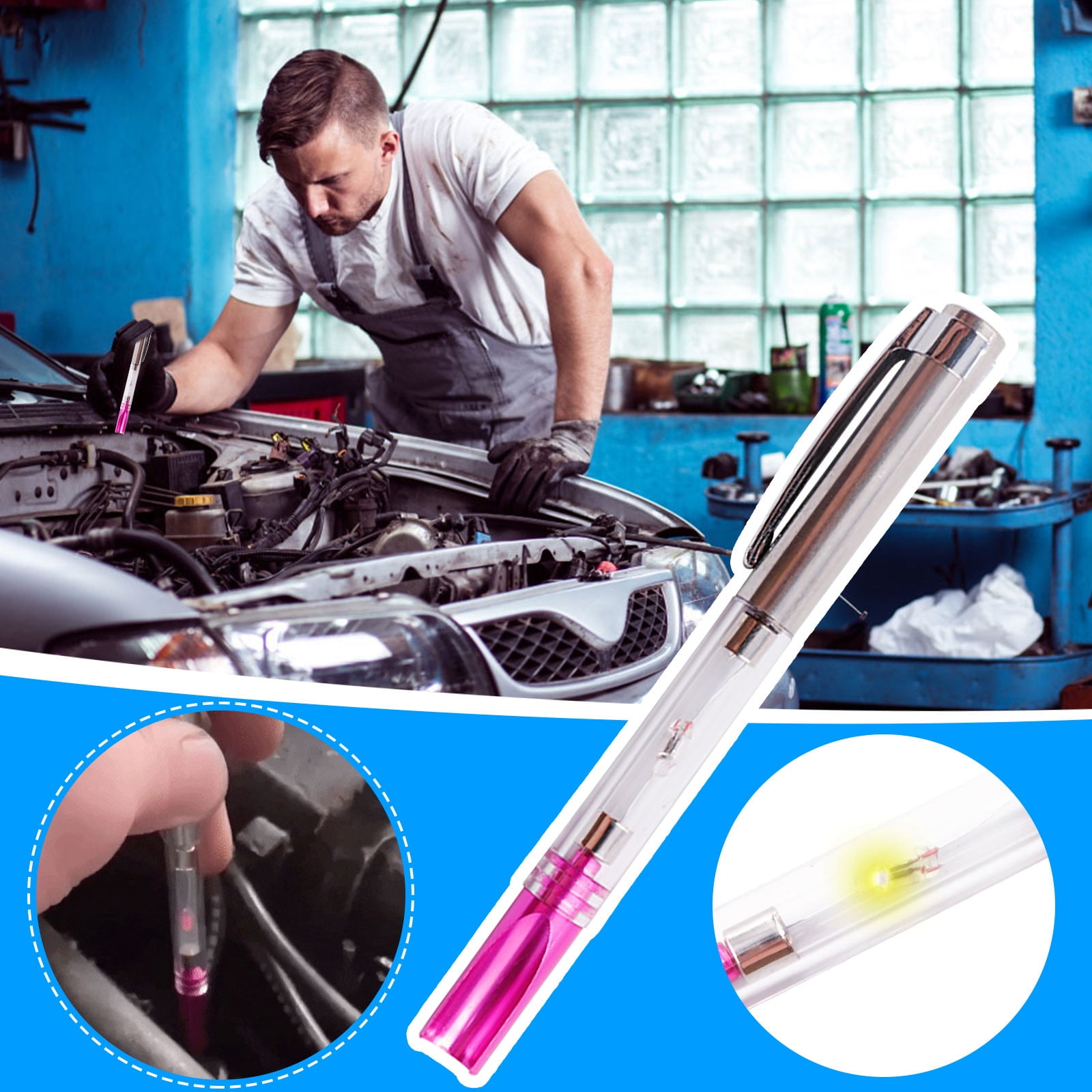 jsaierl Car Ignition Test Pen Tester High Voltage Wire Tester Car