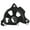 Black, variant on Acerbis Mini X-Brake 2.0 Mounting Kit (2464789999)